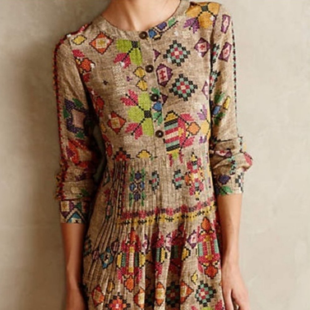 Anthropologie Prima Dress by Hemant & Nandita